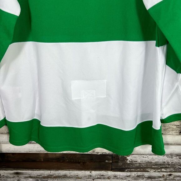 Men's Adidas NHL Toronto Maple Leafs St Pats Authentic Hockey Jersey / Size 52 - Picture 8 of 12